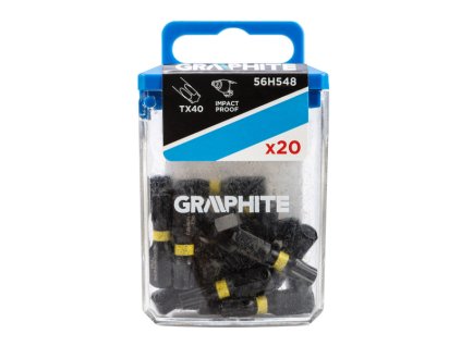bit úderový TX40 x 25 mm, 20 ks Graphite