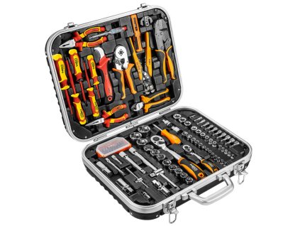 sada nářadí v kufru elektrikáři, 108 ks NEO tools náhrada za 01-310