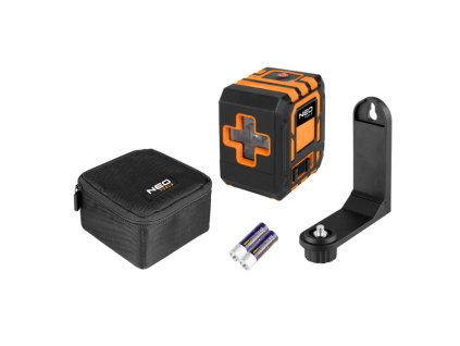 laser křížový 20m v pouzdře, magnet držák, samonivelační NEO tools