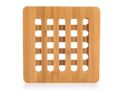 podložka dřevěná 16x16x1cm BRILLANTE bambus