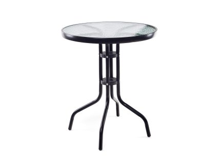 stůl zahradní pr.60x70cm kov.ČER