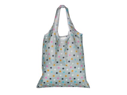 taška nákupní skládací HVĚZDY 59x37cm PES