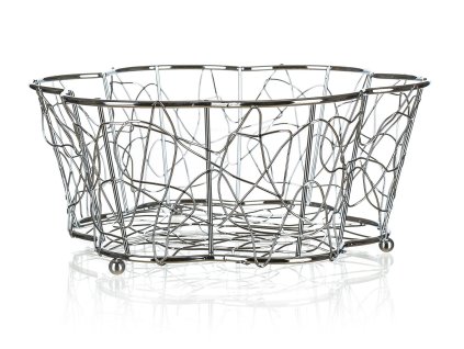 košík na ovoce VANITY pr.24x10cm Cr