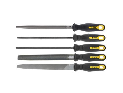 pilníky 200/2 sada 5ks Topex