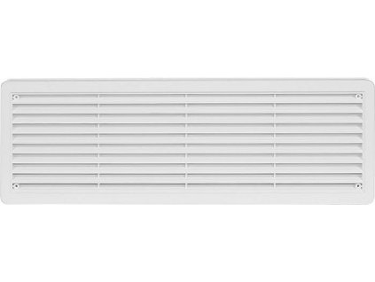 Větrací mřížka dveřní 400x130 bílá, 2ks