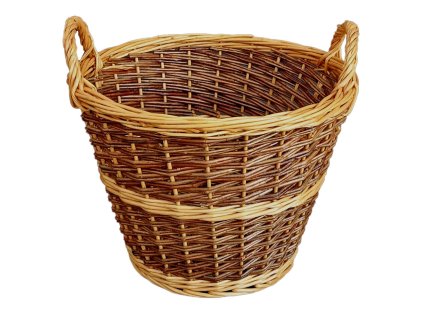 koš na trávu pr.40cm neloupané proutí