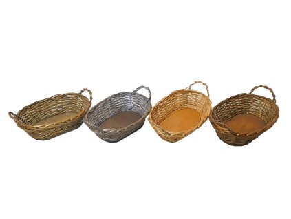 ošatka MAGLAČEK oválná 30x20x12cm lakovaná