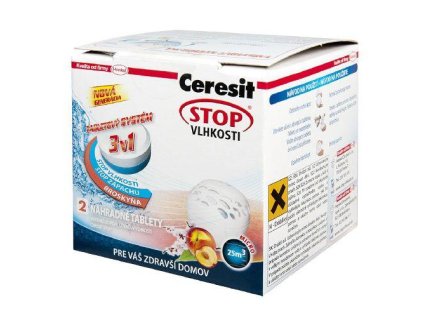 náplň do pohlcovače vlhkosti 3v1 CERESIT 2x300g tableta, ovoce