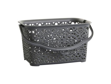 košík na kolíčky MONAKO 23,5x15,5x13cm PH ŠE metalíza