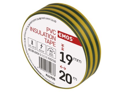 páska izolační 19mmx20m PVC ŽL-ZE