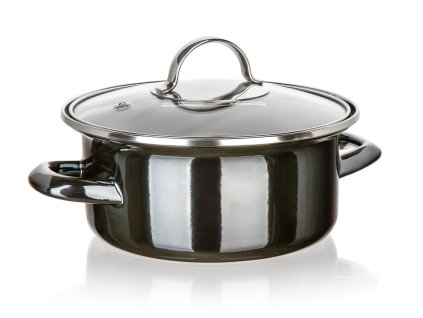 hrnec + skl.poklice pr.18cm 1,31l METALLIC Black