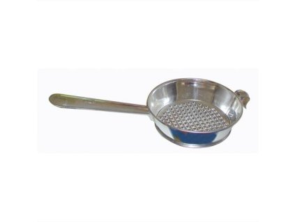 cedník na játrovou rýži 14cm pocínovaný