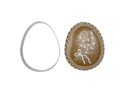 vykraj. cukr. VEJCE č.4 (11cm) nerez