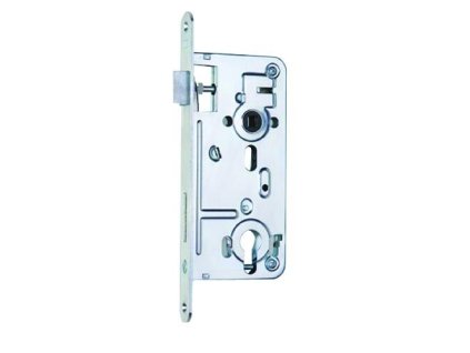 zámek zadl. K221 - 72/80 L BÍ Zn vložkový s převodem