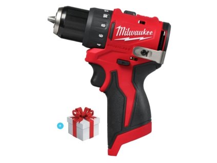 Aku bezuhlíkový vrtací šroubovák M12 BLDDRC-0, MILWAUKEE (4933499683)  + Sada bitů a vrtáků 48ks, SHOCKWAVE IMPACT DUTY, MILWAUKEE (4932492005) zdarma