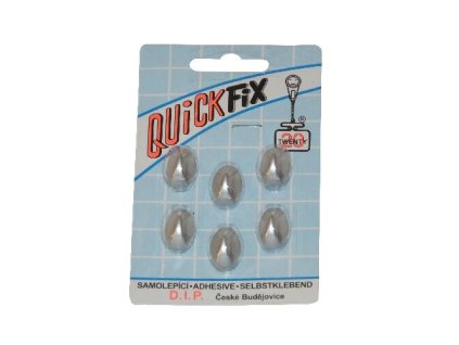 háček qf samolep.ovál malý PH STŘ matný (6ks) 5959