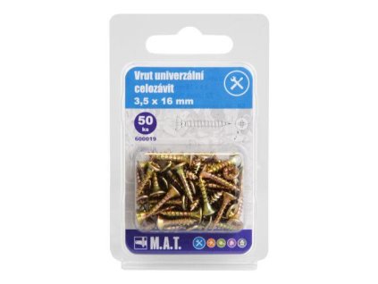 vrut un.celozávit 3,5x 16mm ZZ (50ks)