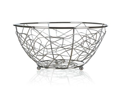 košík na ovoce VANITY pr.23x11cm Cr