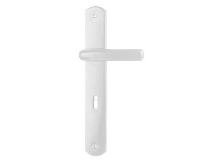 Klika plastová dveřní KLASIK 72 dozická XXL bílá