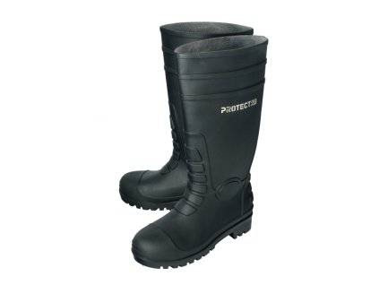 gumáky pánské PCV černé 45 Protect2U