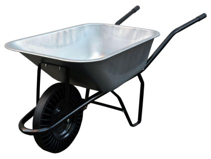 kolečko stavební  80l, plné, Zn korba, nosnost 100kg