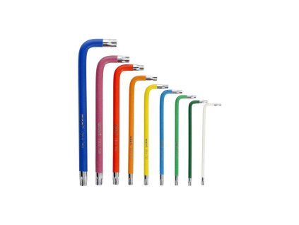 sada imbus T10–50, 9díl., prodlouž.s otvorem a magnetem, barev.