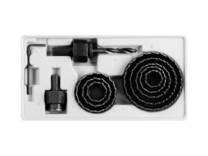 korunka vykružovací sada 19-64mm 11díl.