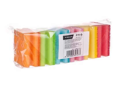 houbička na nádobí tvarov.9,5x7x4,5cm (6ks) mix barev