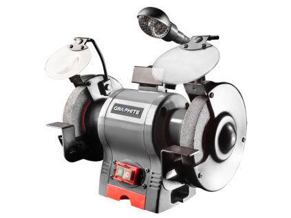 bruska stolní •150x12,7mm 2kotouče 370W Graphite