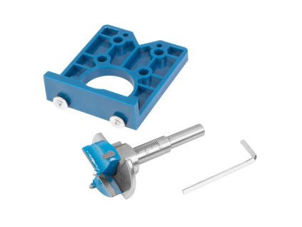 sada na vrtání děr pro závěsy 35mm,šablona Graphite