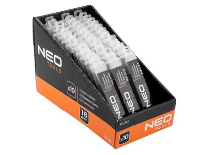 nůž náhradní 18mm 10ks NEO tools
