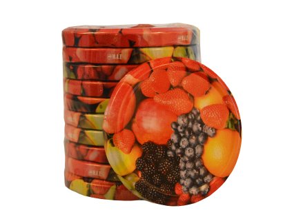 víčko TWIST  82 dekor OVOCE (10ks)