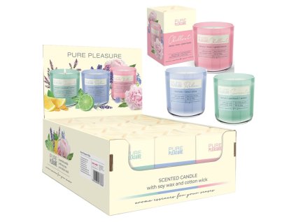 Bartek svíčka vosková ve skle  150g čisté potěšení 0114