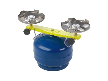 Vařič kempingový dvouhořákový Picamp, 2,4 kW, na 2kg láhev