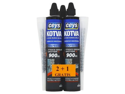 Chemická kotva polyester CEYS 2+1 GRATIS