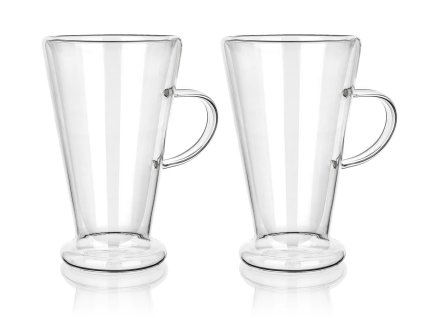 hrnek 400ml dvoustěnný DOBLO skleněný (2ks)