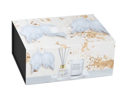 Bartek dárkový set andělská křídla - svíčka 150g a difuzér 100ml v kazetě 0163