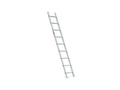 Žebřík hliníkový Drabest, 1x9 PRO, 1-dílný PROFI