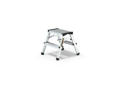 Schůdky oboustranné Drabest, 125kg, 2x2 stupně