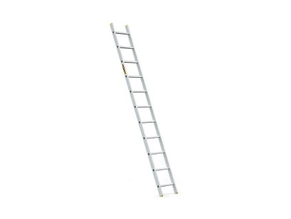 Žebřík hliníkový Drabest, 1x11 PRO, 1-dílný PROFI