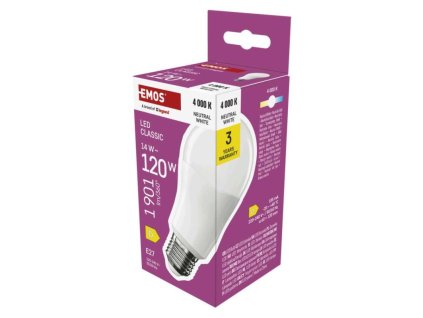 LED žárovka Classic A60 / E27 / 14 W (120 W) / 1901 lm / neutrální bílá
