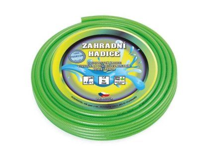 hadice 3/4\" 25m zelená průhledná 228g