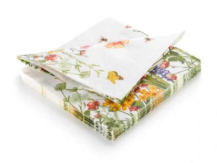 ubrousky 33x33cm MEADOW 3vrstvé (20ks)
