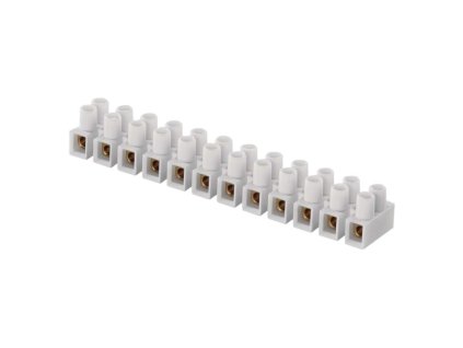 Svorkovnice 12x4,0 mm bílá