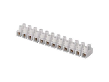 Svorkovnice 12x10,0 mm bílá