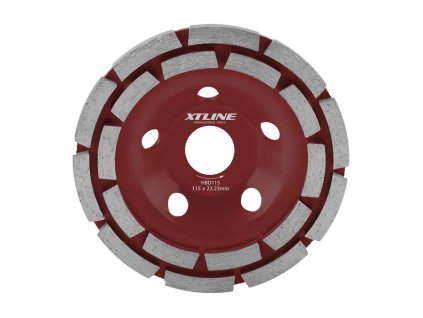 XTLINE Kotouč diamantový brusný dvouřadý | 115x5x22,2 mm