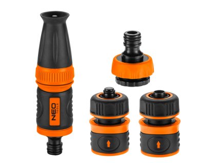 sada postřikovač a spojky, 4ks 1/2\" NEO tools