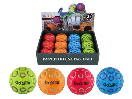 Teddies míček extrémně skákací Octzilla 6cm pěnový