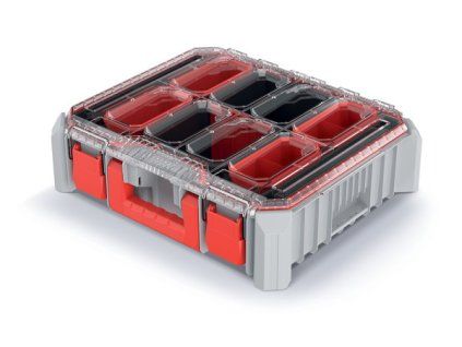 Organizér C BLOCK BRIDGE šedý 44,5x36,8x12,2 cm Kistenberg