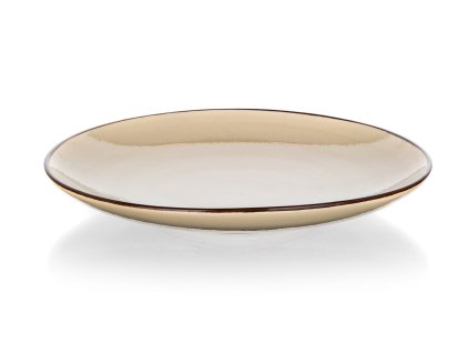 talíř dezertní 21,5cm PALAS keramický KRÉM